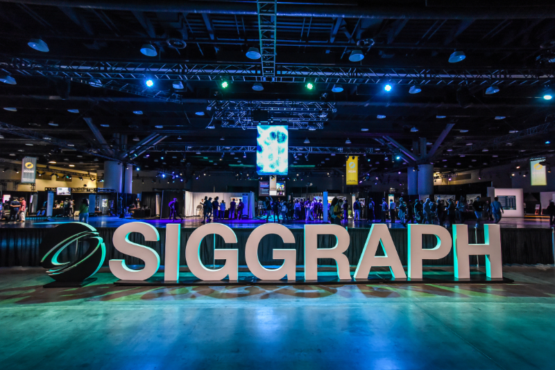SIGGRAPH exhibition hall